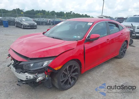 2020 Honda Civic Sport из США, поврежденный, VIN 2HGFC2F83LH561983